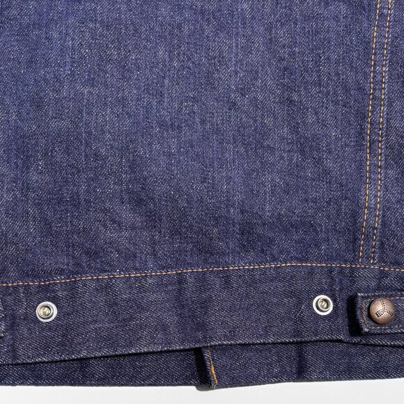 1960s GWG Kings Women's Jean Jacket Size Small Dark Denim Vintage - Picture 6 of 10